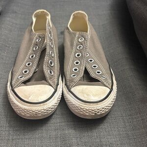 Converse Gray Slip-On Sneakers